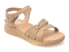 Sandale FLAVIA PASSINI bej, W036, din piele naturala imagine