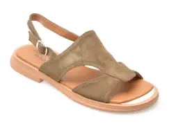 Sandale FLAVIA PASSINI gri, 1277C23, din piele intoarsa imagine