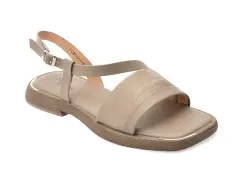 Sandale FLAVIA PASSINI gri, 1387G11, din piele naturala imagine