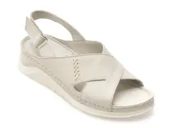 Sandale FLAVIA PASSINI gri, 1481, din piele naturala imagine