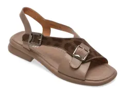 Sandale FLAVIA PASSINI gri, 1603G15, din piele naturala imagine