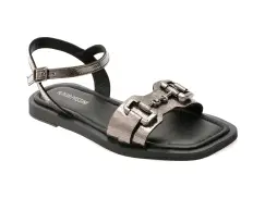 Sandale FLAVIA PASSINI gri, 203M386, din piele naturala imagine