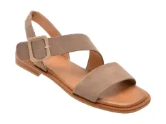 Sandale FLAVIA PASSINI gri, 35K6, din piele intoarsa imagine