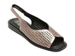 Sandale FLAVIA PASSINI gri, JH66, din piele naturala imagine
