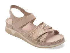 Sandale FLAVIA PASSINI gri, M30, din piele naturala imagine