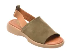 Sandale FLAVIA PASSINI kaki, 1325, din piele intoarsa imagine