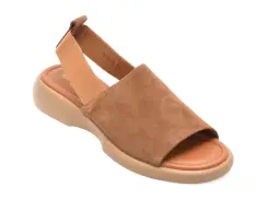 Sandale FLAVIA PASSINI maro, 1325, din piele intoarsa imagine