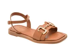 Sandale FLAVIA PASSINI maro, 203M386, din piele naturala imagine