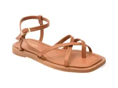 Sandale FLAVIA PASSINI maro, 203M55, din piele naturala imagine