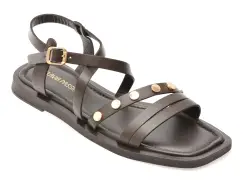 Sandale FLAVIA PASSINI maro, 203M757, din piele naturala imagine