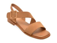 Sandale FLAVIA PASSINI maro, 35K6, din piele intoarsa imagine