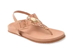 Sandale FLAVIA PASSINI maro, 364609, din piele naturala imagine