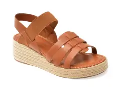 Sandale FLAVIA PASSINI maro, 366411, din piele naturala imagine