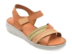 Sandale FLAVIA PASSINI maro, 4265, din piele naturala imagine