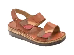 Sandale FLAVIA PASSINI maro, 4620, din piele naturala imagine