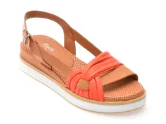 Sandale FLAVIA PASSINI maro, 6002, din piele naturala imagine