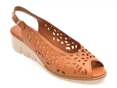 Sandale FLAVIA PASSINI maro, 6512, din piele naturala imagine