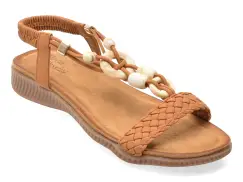 Sandale FLAVIA PASSINI maro, 919, din piele ecologica imagine