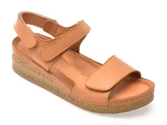 Sandale FLAVIA PASSINI maro, CS6187, din piele naturala imagine