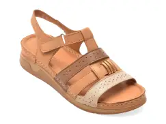 Sandale FLAVIA PASSINI maro, M029, din piele naturala imagine