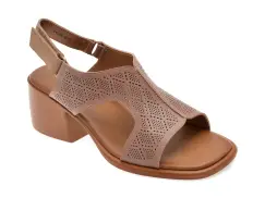 Sandale FLAVIA PASSINI mov, 1389H13, din piele naturala imagine