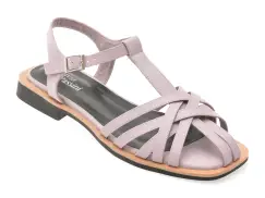 Sandale FLAVIA PASSINI mov, 1503, din piele naturala imagine