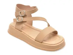 Sandale FLAVIA PASSINI nude, 1143H28, din piele naturala imagine