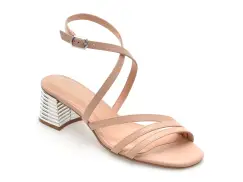 Sandale FLAVIA PASSINI nude, 1155860, din piele naturala imagine