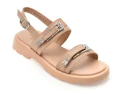 Sandale FLAVIA PASSINI nude, 1340H22, din piele naturala imagine