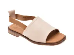 Sandale FLAVIA PASSINI nude, 1352G26, din piele naturala imagine