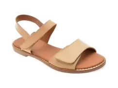 Sandale FLAVIA PASSINI nude, 2921003, din piele naturala imagine