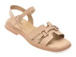 Sandale FLAVIA PASSINI nude, 64650, din piele naturala imagine