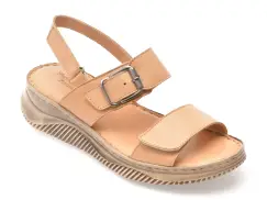 Sandale FLAVIA PASSINI nude, 8905, din piele naturala imagine