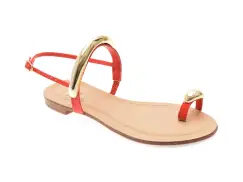 Sandale FLAVIA PASSINI rosii, 368506, din piele naturala imagine