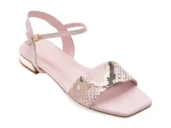 Sandale FLAVIA PASSINI roz, 1078691, din piele naturala imagine