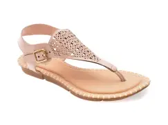 Sandale FLAVIA PASSINI roz, 367702, din piele naturala imagine