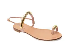 Sandale FLAVIA PASSINI roz, 368506, din piele naturala imagine