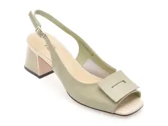 Sandale FLAVIA PASSINI verzi, 1160, din piele naturala lacuita imagine