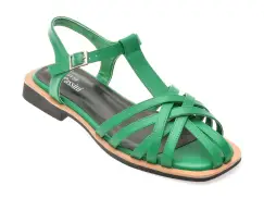 Sandale FLAVIA PASSINI verzi, 1503, din piele naturala imagine