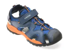 Sandale GEOX albastre, J450RC, din material textil imagine