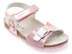 Sandale GEOX roz, J558MG, din piele ecologica imagine