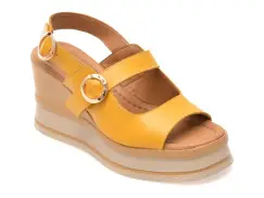 Sandale GOLD DEER, 22086, din piele naturala imagine