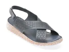 Sandale GOTSI bleumarin, EV4003, din piele naturala imagine