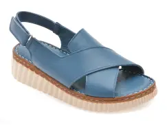 Sandale GRYXX albastre, CS3205, din piele naturala imagine