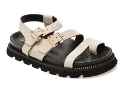 Sandale GRYXX albe, 428934, din piele naturala imagine