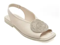 Sandale GRYXX albe, 5001776, din piele naturala imagine