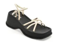 Sandale GRYXX albe, 5302, din piele ecologica imagine