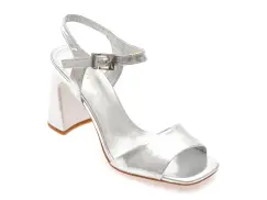 Sandale GRYXX argintii, 31931, din piele naturala imagine