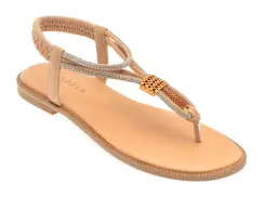 Sandale GRYXX bej, 235810, din piele ecologica imagine