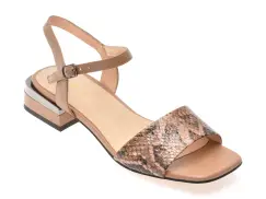Sandale GRYXX bej, 32232, din piele naturala imagine